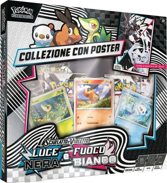 Pokemon Scarlatto e Violetto Luce Nera e Fuoco Bianco - Collezione con poster (🇮🇹)