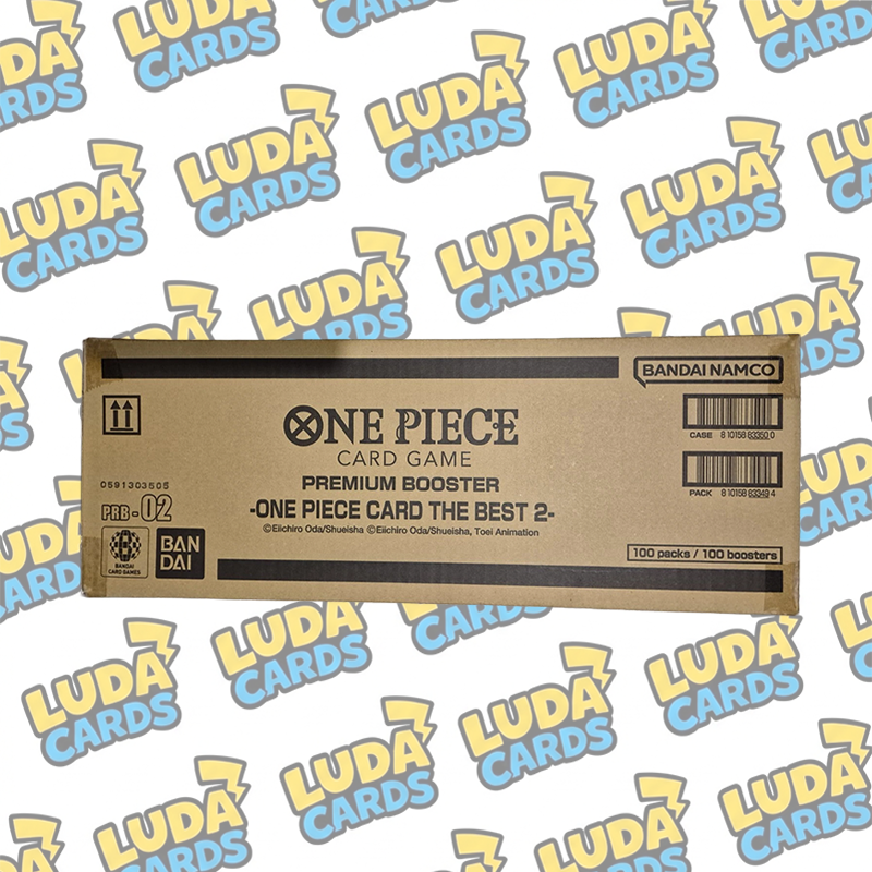 One Piece PRB-02 The Best Sealed Case 100x Paper Sleeve Premium Booster Pack ENG