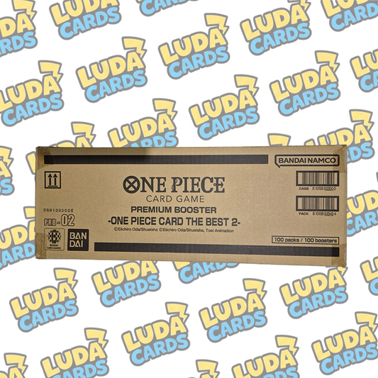 One Piece PRB-02 The Best Sealed Case 100x Paper Sleeve Premium Booster Pack ENG