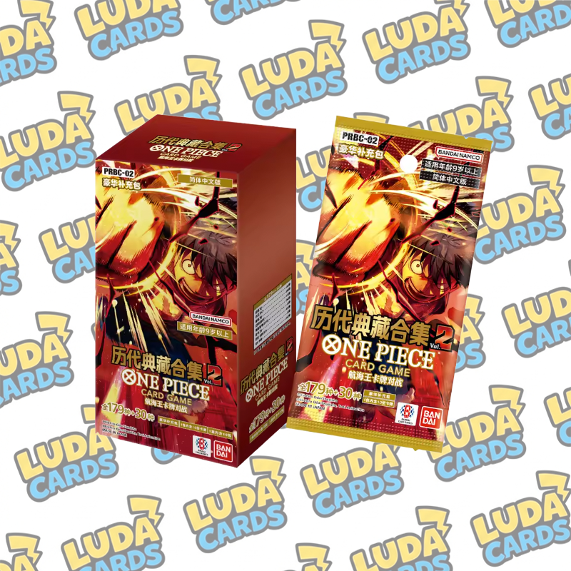 LUDACARDS - ONE PIECE PRBC 02 - BOX IN LINGUA CINESE SEMPLIFICATO