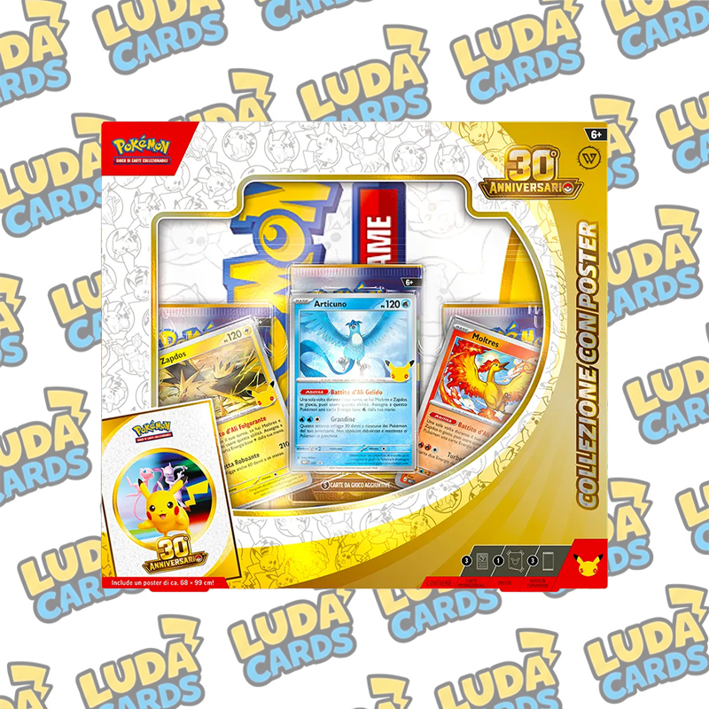 LUDACARDS - Pokémon 30° Anniversario Collezione Con Poster ITA