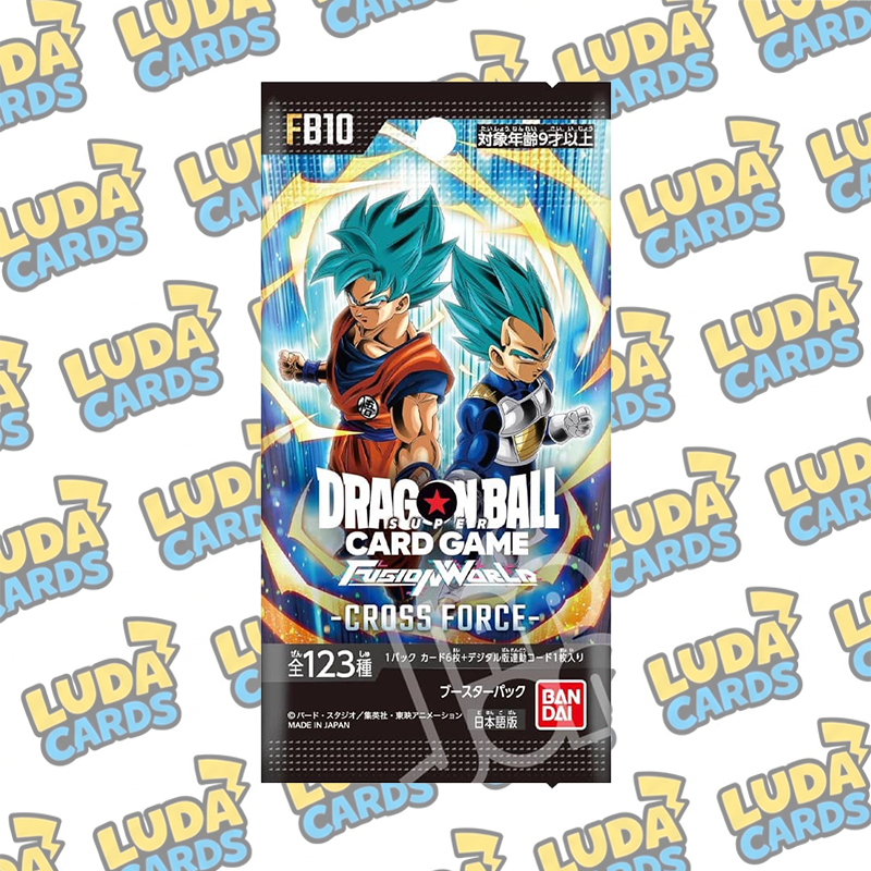 LUDACARDS -  Dragonball Fusion World box FB10 CROSS FORCE JAP - bustina singola