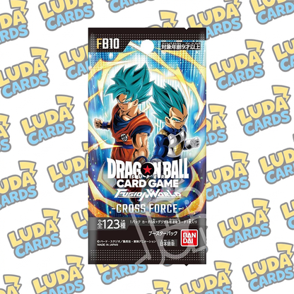 LUDACARDS -  Dragonball Fusion World box FB10 CROSS FORCE JAP - bustina singola