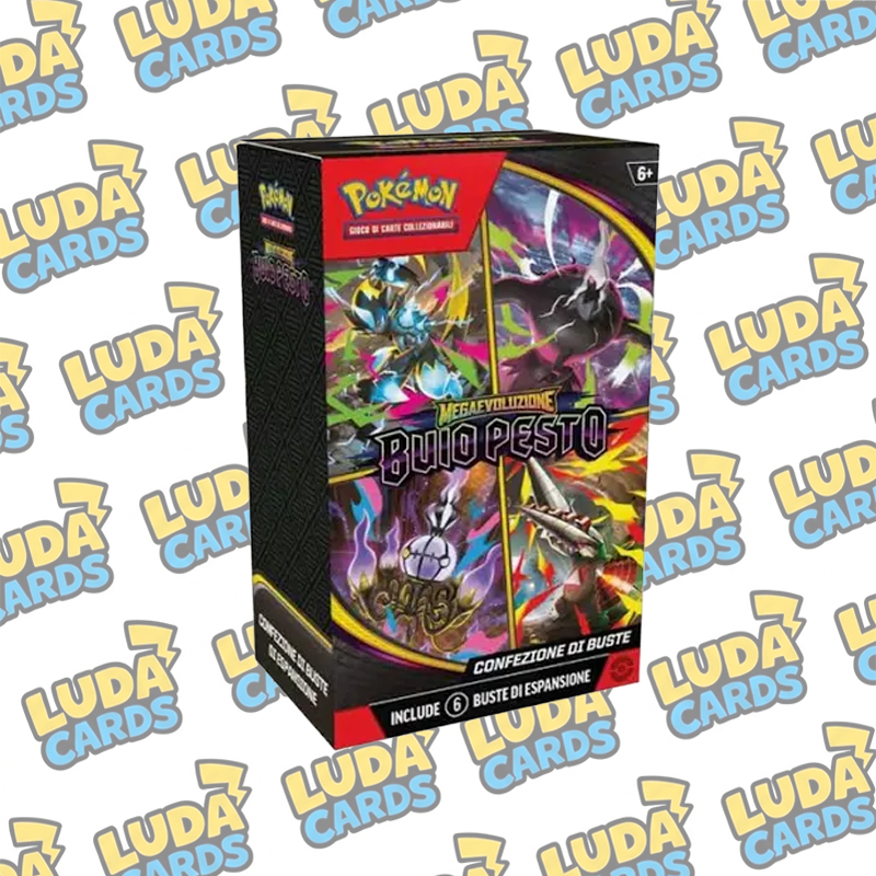LUDACARDS - Megaevoluzione: Buio Pesto - Bundle 6 Bustine - Pokémon TCG (ITA)