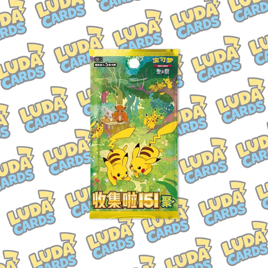 Bustina singola Pokemon 151 VOL 4 “COLLECT 151 GATHERING” SLIM STANDARD BOOSTER BOX  (🇨🇳)