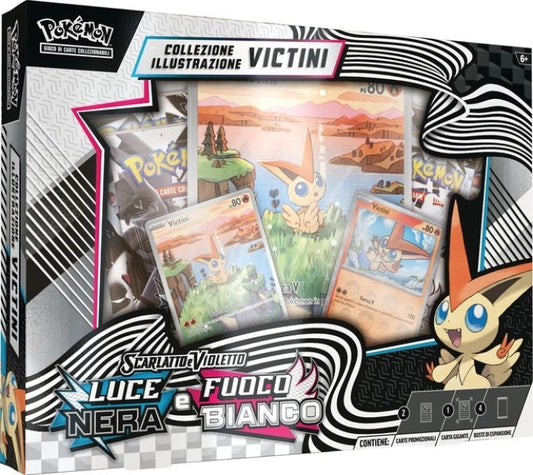 Pokemon Scarlatto e Violetto Luce Nera e Fuoco Bianco - Collezione illustrazione Victini (🇮🇹)