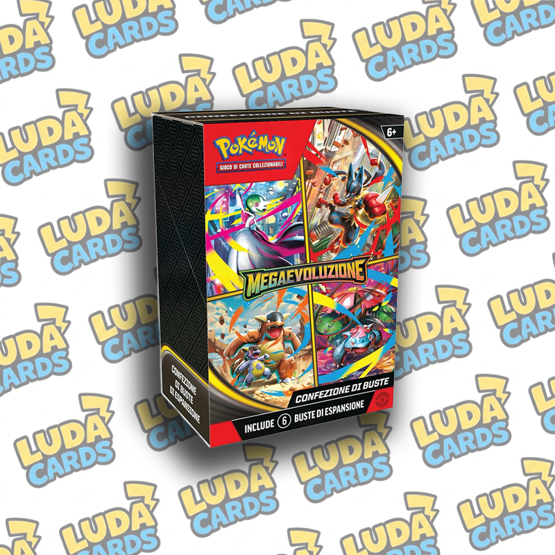 Pokemon Bundle da 6 bustine Mega Evoluzione